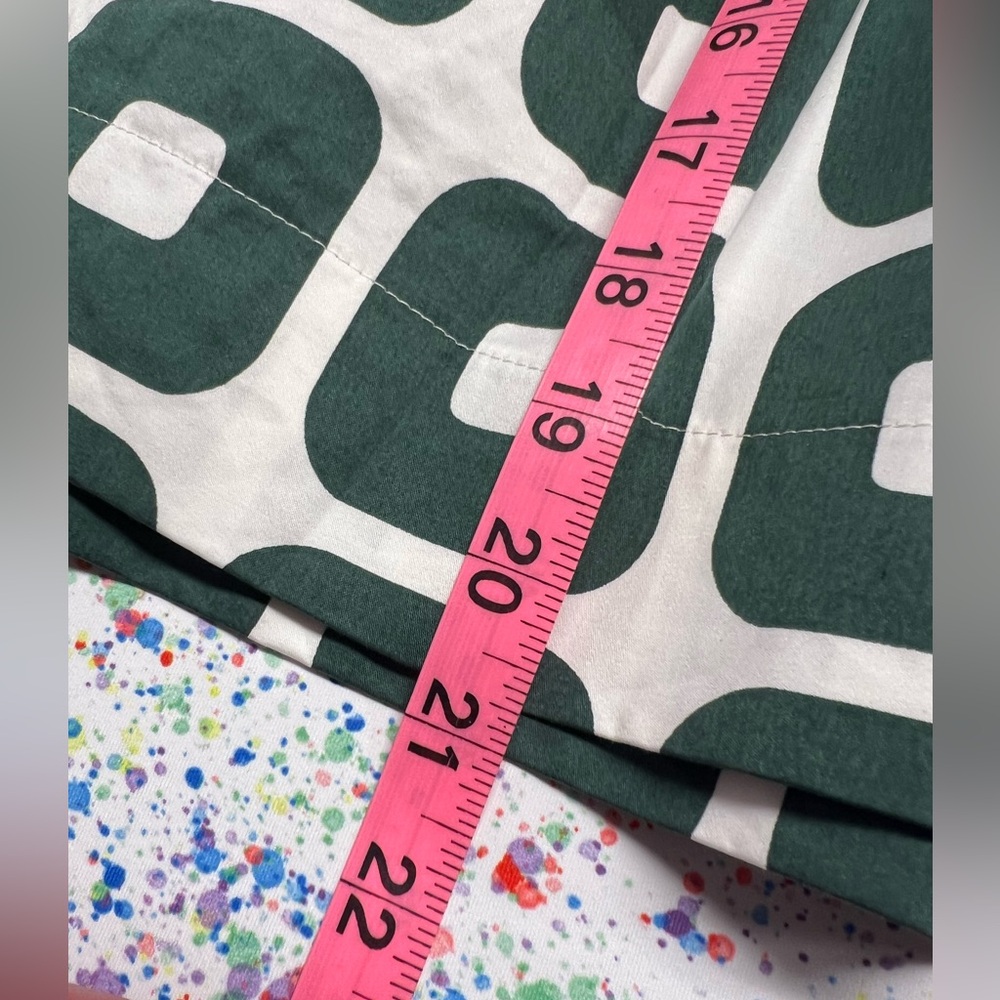 Boden Green Pleated retro print skirt, US6, UK12 - Picture 9 of 9